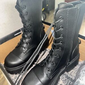 Dolls Kill Black Combat Boots